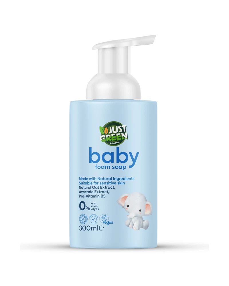 Βρεφικό Αφρώδες Σαπούνι Χεριών — Just Green Organic
